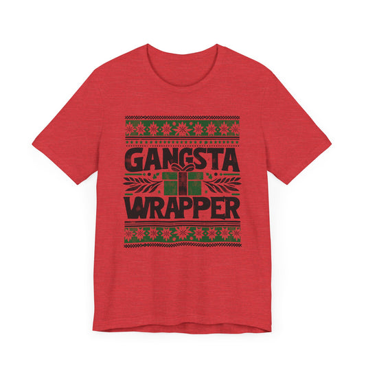 Vintage Gangsta Wrapper Christmas T-Shirt