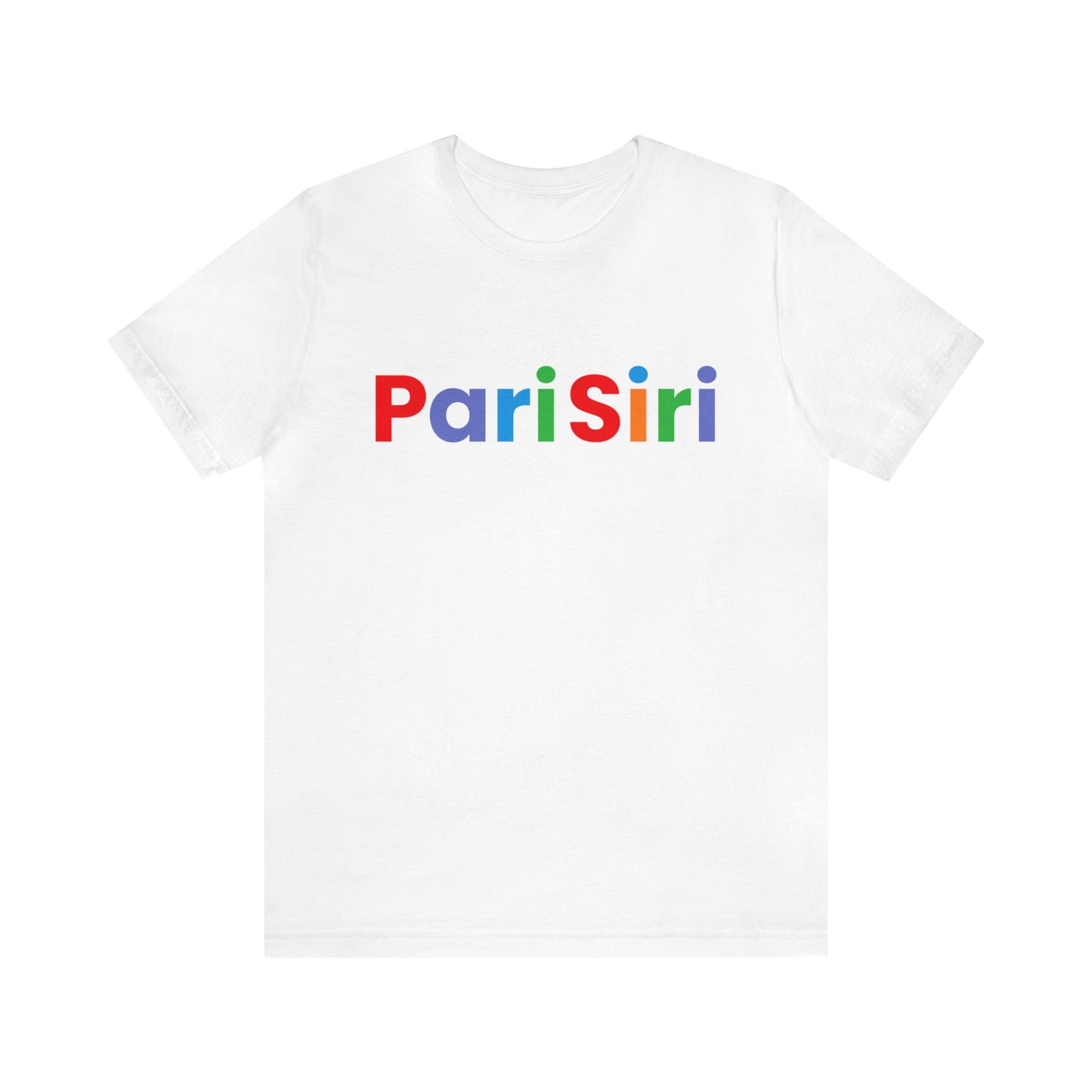 Colorful Pari Siri T-Shirt - Hispanic Inspired Party City Parody Logo