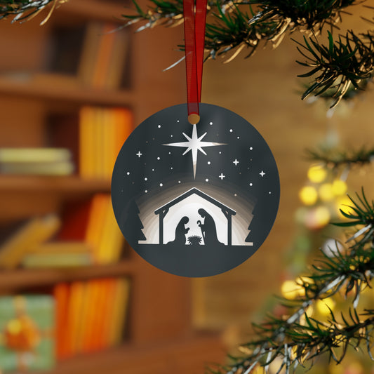 Nativity Scene Christmas Ornament