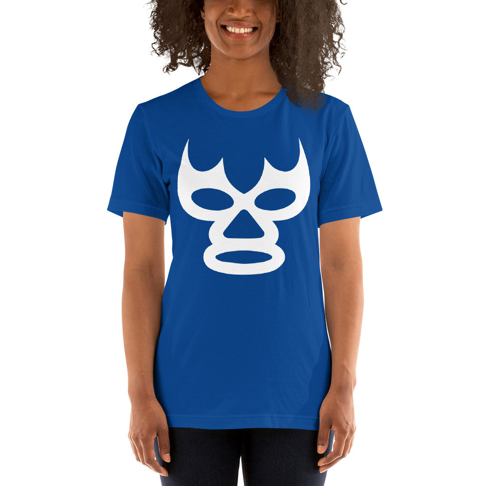 Blue Demon Mexican Wrestler Mask Lucha Libre Unisex T-Shirt