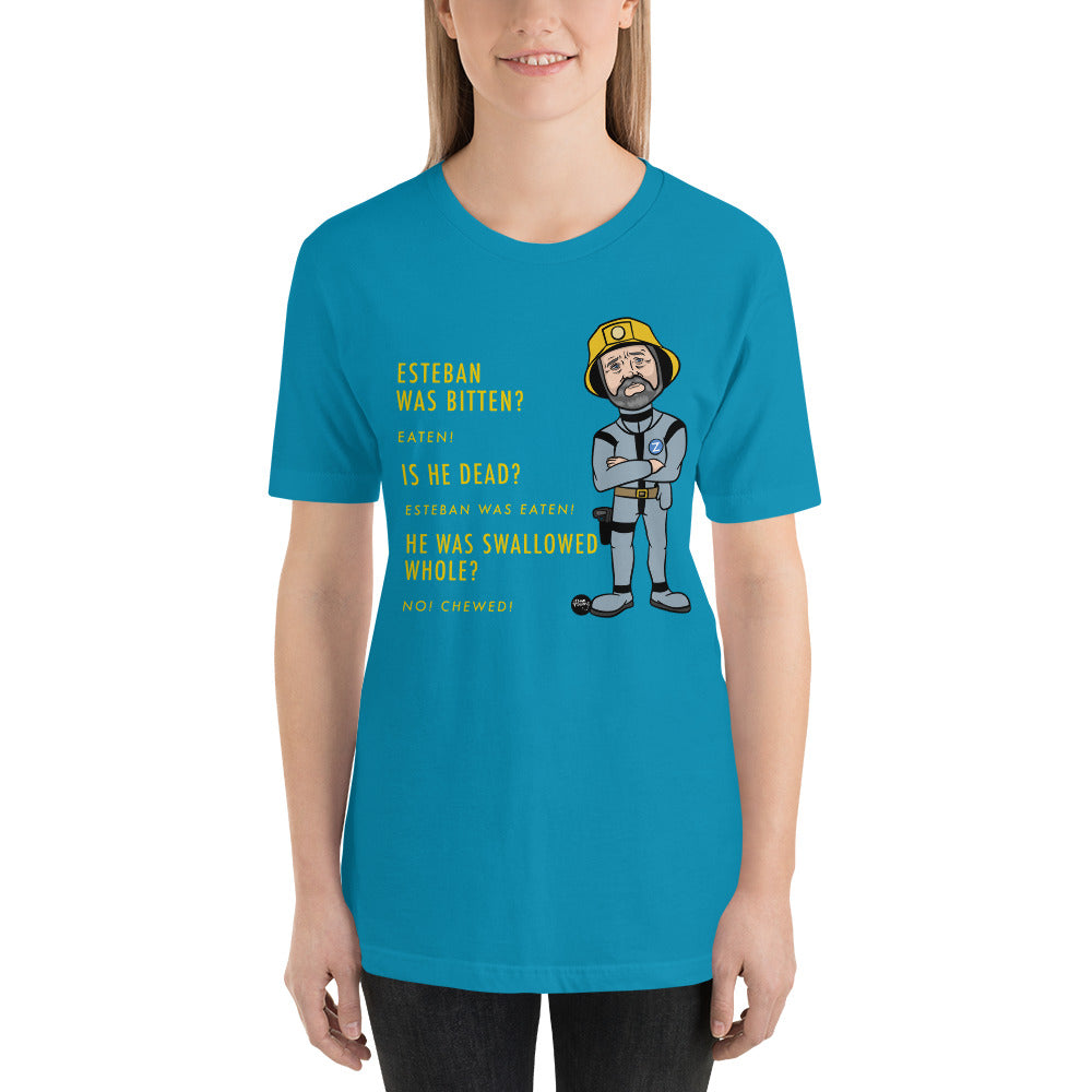 The Life Aquatic Steve Zissou Underwater Investigator With Text Unisex T-Shirt