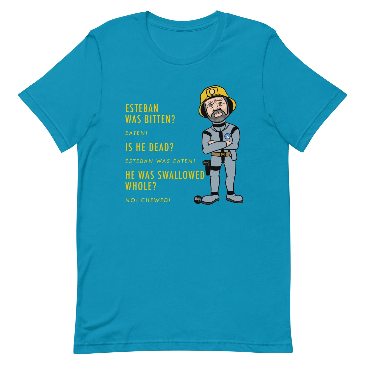 The Life Aquatic Steve Zissou Underwater Investigator With Text Unisex T-Shirt