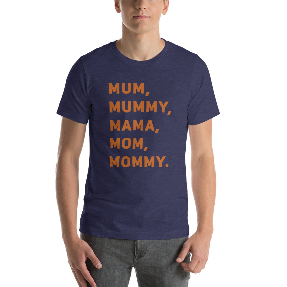 Mom, Mum, Mummy T-Shirt Unisex T-Shirt