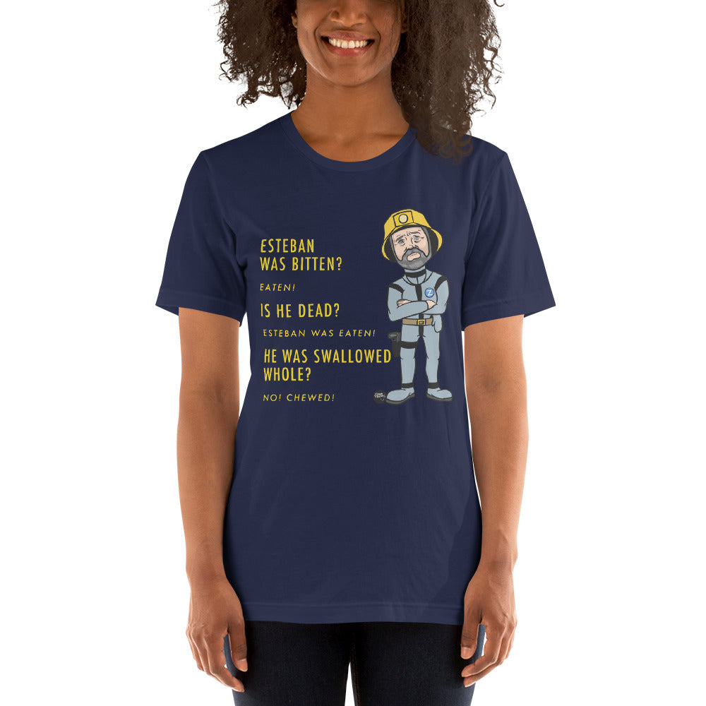 The Life Aquatic Steve Zissou Underwater Investigator With Text Unisex T-Shirt